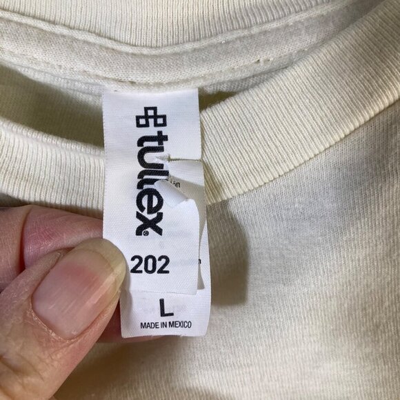 Womens Tultex Tee Most of All I Love Fall Cream Pumpkins L Cotton - Picture 6 of 7